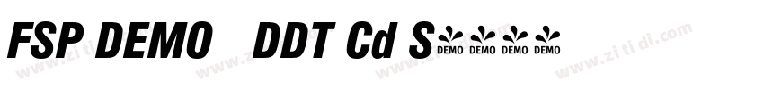FSP DEMO   DDT Cd S字体转换